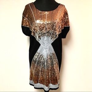 Hot & Delicious Sequin T-shirt Dress